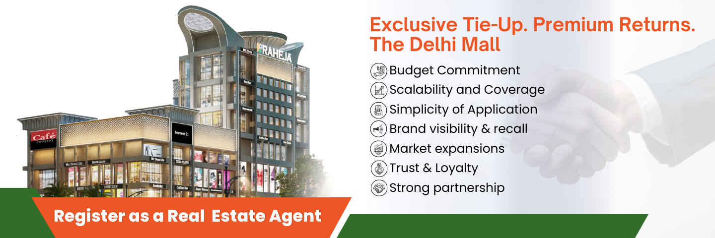 The Delhi Mall banner